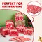 Wrap Boxes for Holiday Xmas Presents, Goodie Paper Boxes, Party Favor Supplies, Candy Treat Cardboard Cookie Wrapping Boxes
